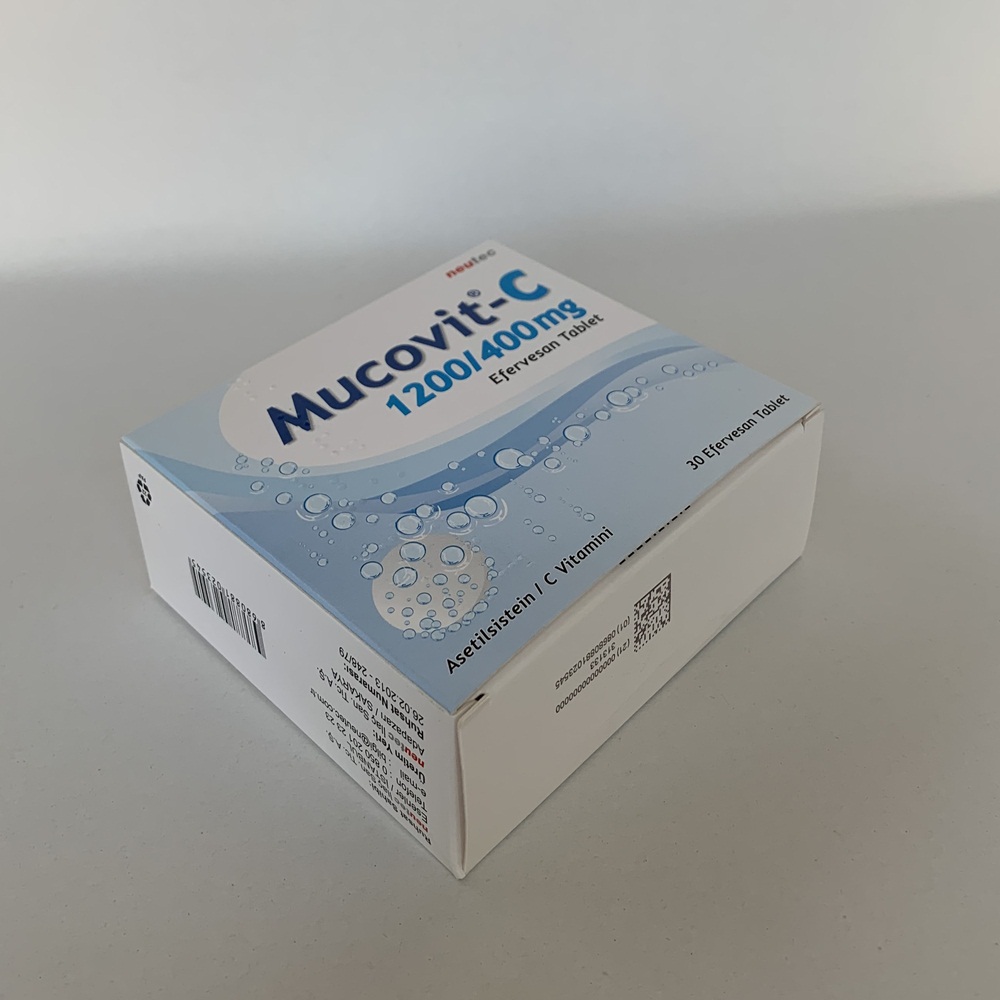 MUCOVİT-C 1200/400 mg Efervesan Tablet